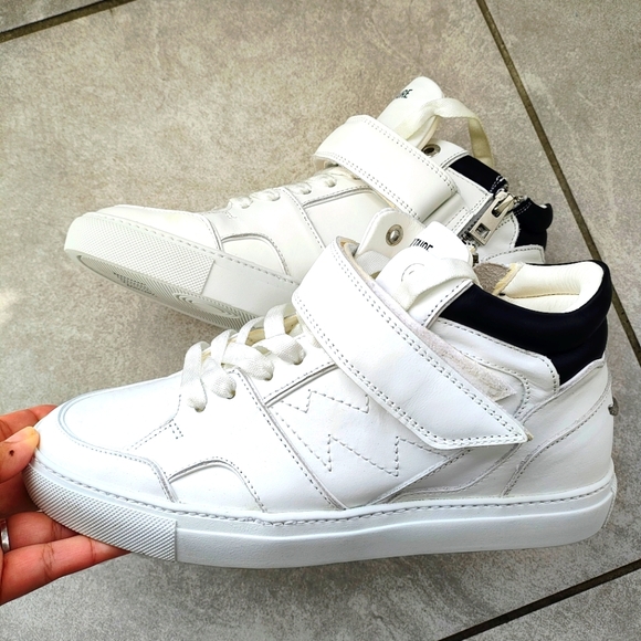 Zadig & Voltaire Shoes - ZADIG & VOLTAIRE White High-Top Sneakers